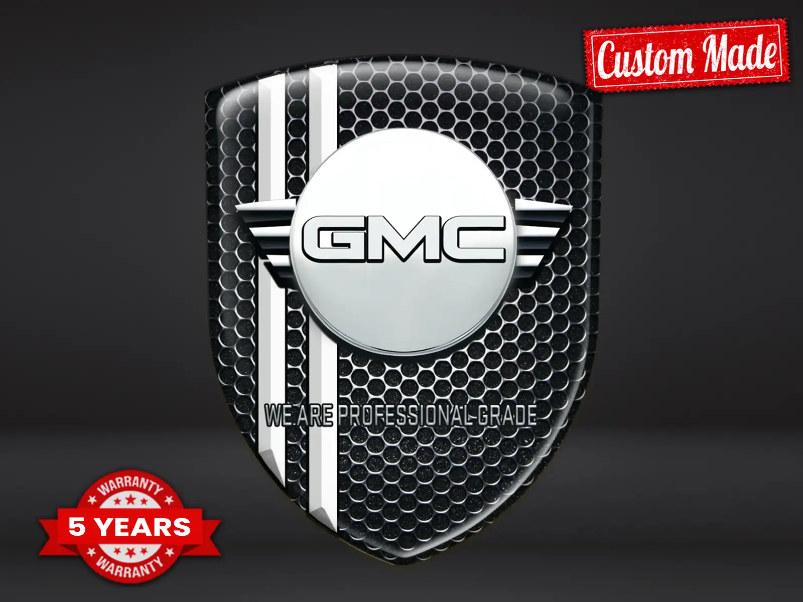 GMC Vitre Arrière Auto Robuste Design Minimaliste
